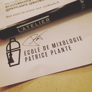 École de mixologie Patrice Plante